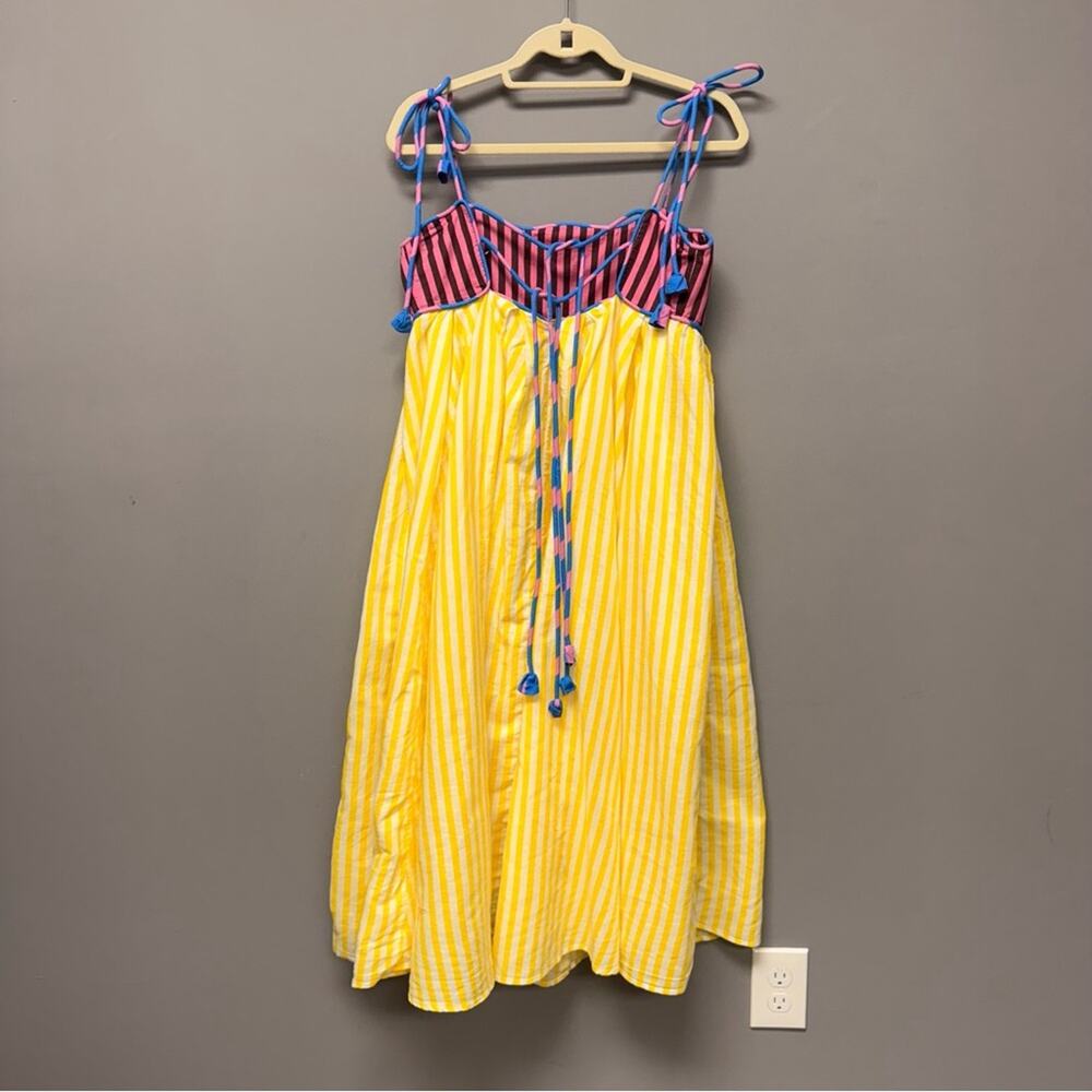 CeliaB Lola Striped Linen Blend Dress - Picture 6 of 8